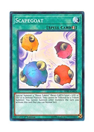 Amazon.co.jp: 遊戯王 英語版 SDPL-EN025 Scapegoat スケープ・ゴート